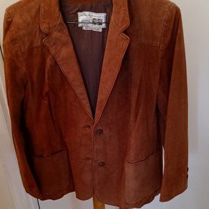 Women's vintage suede jacket